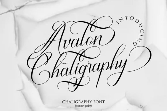Avalon Chaligraphy: Your Guide to This Elegant Script Font