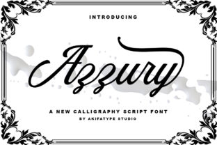 Azzury: The Script Font That Brings Vintage Charm to Modern Design