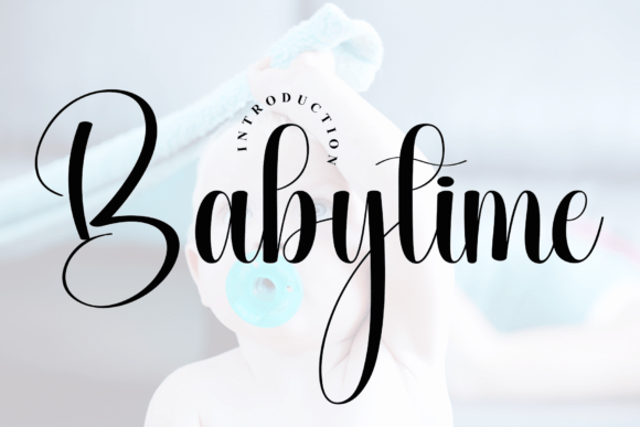 Babytime: A Script Font for Modern Elegance