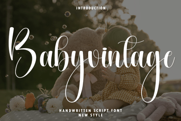 Babyvintage: The Modern Script Font for Luxury Brands