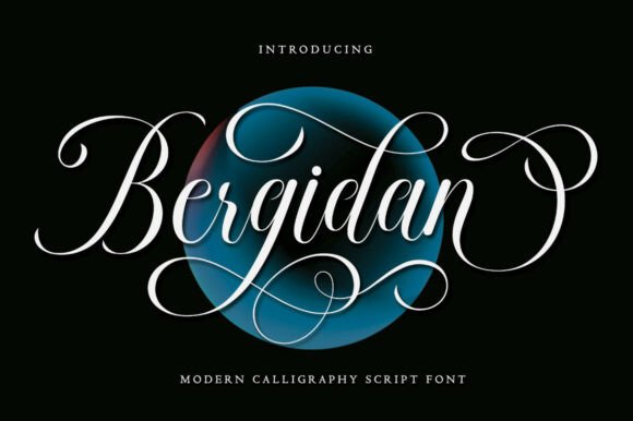 Bergidan: A Modern Calligraphy Script for Elevated Design
