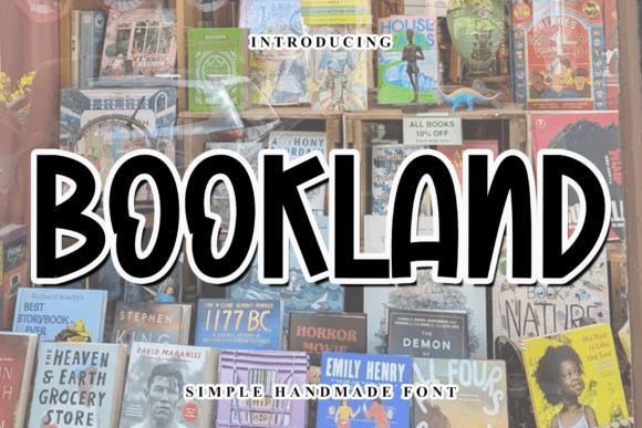 Bookland: A Modern Handwritten Font for Elegant Branding