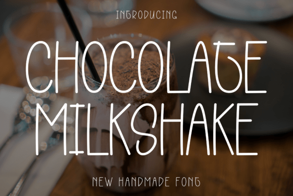 Chocolate Milkshake: A Modern Script Font for Elegant Branding