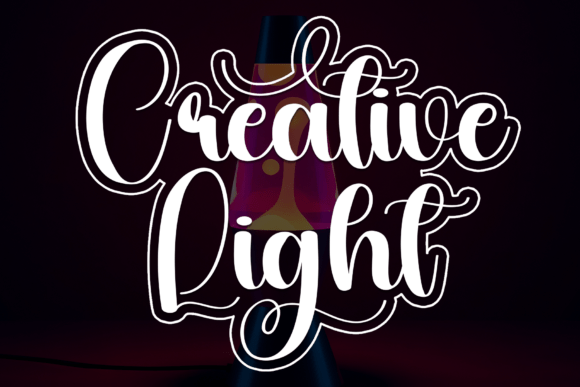 Creative Light: A Bold Script for Unforgettable Designs