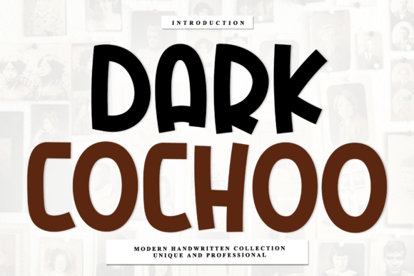 Dark Cochoo: The Artisan Script Font with Rhythmic Flow