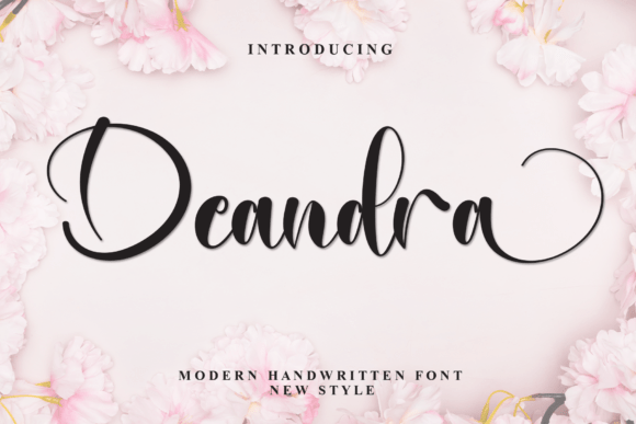 Deandra: The Modern Script Font for Premium Branding