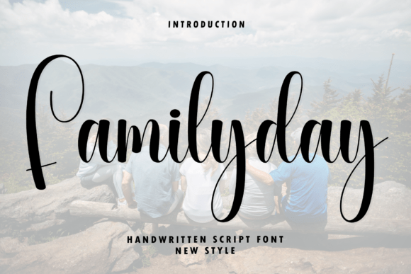 Familyday: The Elegant Script for Modern Sophistication