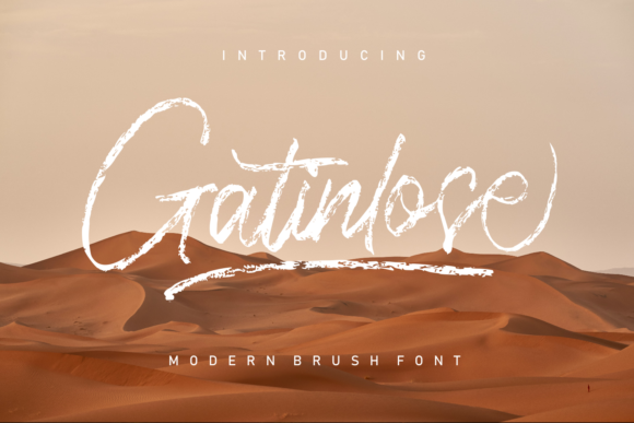 Gatinlose: A Modern Calligraphy Script for Elegant Projects