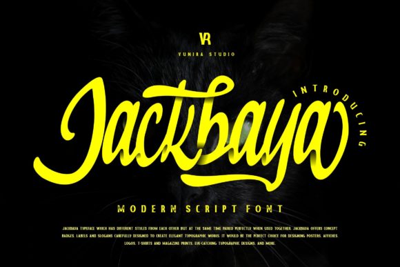 Jackbaya: A Chic Script Font for Modern Elegance