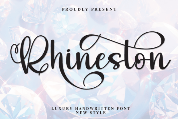 Rhineston: A Script Font for High-End Brand Identity