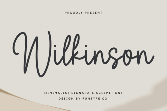 Wilkinson: A Signature Script Font for Authentic Branding